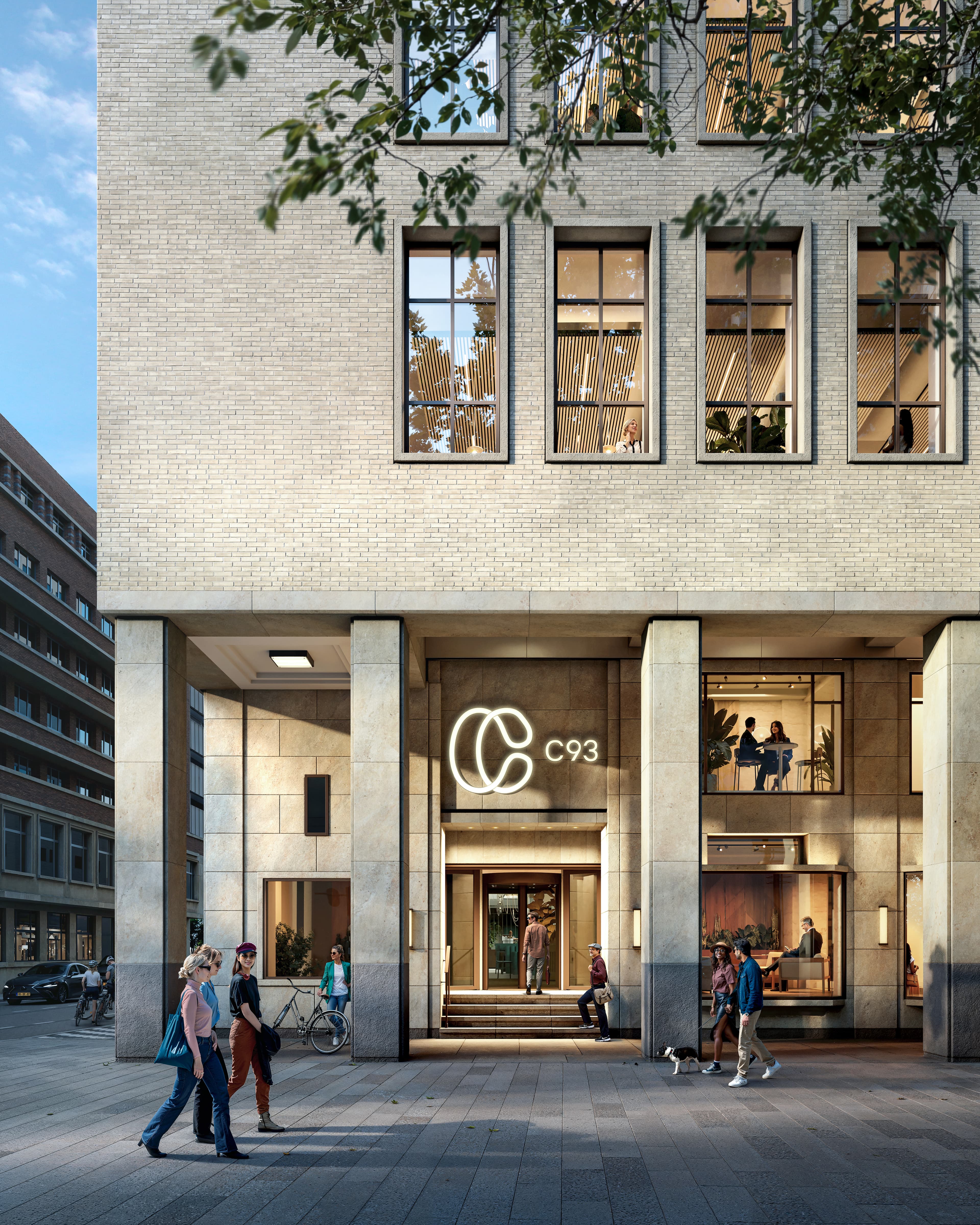 Exterior render from the Coolsingel